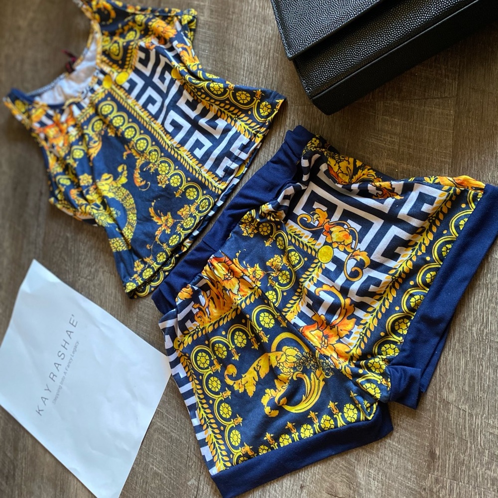 Luxury 3piece Short set